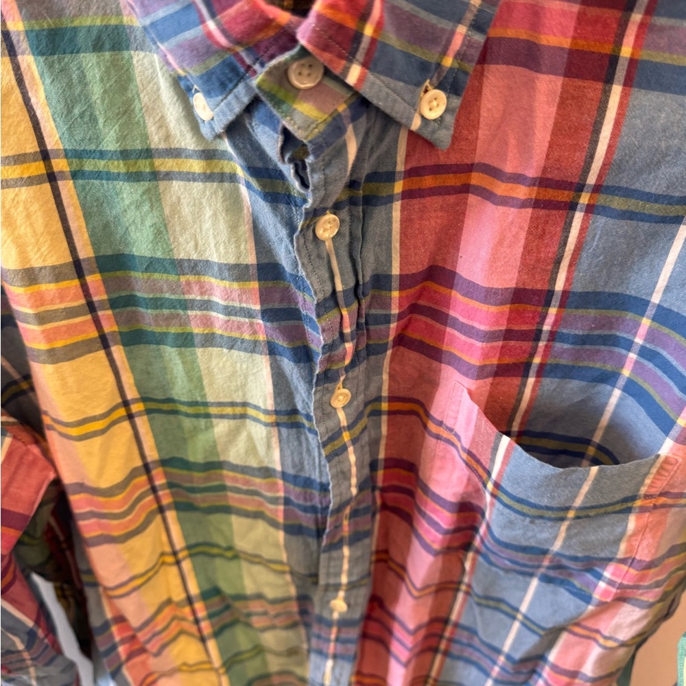 Gant Madras Plaid Men's Shirt - Picture 4 of 6